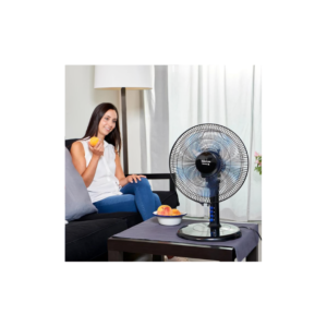BOREAL 12 ELEGANCE - Desk Fan Black 12" Taurus - Image 4