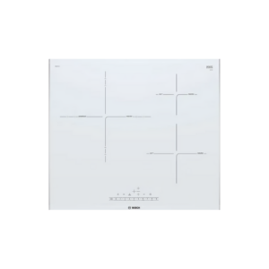 PID672FC1E - Induction Hob White Glass 3 Heating Zones Touch Control Beveled Bosch