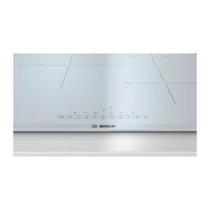PID672FC1E - Induction Hob White Glass 3 Heating Zones Touch Control Beveled Bosch - Image 3