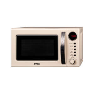 SVMW730RC - Table Top Microwave with Grill Retro Style Cream Electronic 20 litres Svan