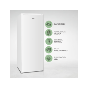 SR145501E - Cooler Fridge White 242 Litres 143*54.5 Cms Svan - Image 3
