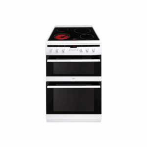 AFC6550WH - 60cm Freestanding Cooker Electric Double Oven with Ceramic Hob Amica - Image 1