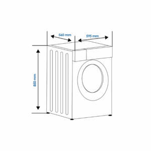 AL9403AIDV - Free Standing Washing Machine 9kg. 1400 rpm White Inverter Motor Aspes - Image 8