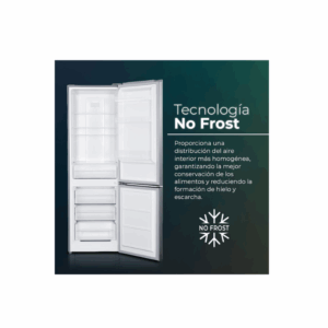 SC185603ENFX - Combi Fridge Freezer No Frost Stainless Steel 186*60 cms Svan - Image 4
