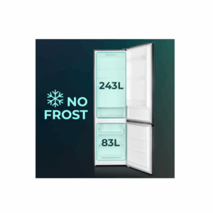 SC2602ENFX - Combi Fridge Freezer No Frost Stainless Steel 201*60 cms Svan - Image 3