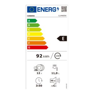 CLVM605W - Free Standing Dishwasher White 60 cms Plus Series Corberó - Image 4