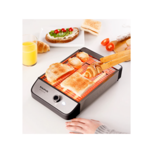 NEPTUNO LEGEND - Flat Toaster 1000W Inox and Black Taurus - Image 8