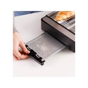NEPTUNO LEGEND - Flat Toaster 1000W Inox and Black Taurus - Image 4