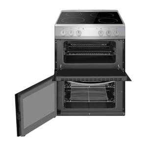AFC602SS - Free Standing Electric Cooker Double Oven Stainless Steel 60 cm Amica OPEN