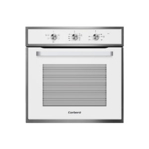 CCHM603W - Conventional Built in Oven White Glass with Inox Edges Corberó