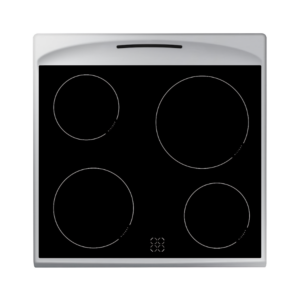 AFC602SS - Free Standing Electric Cooker Double Oven Stainless Steel 60 cm Amica HOB