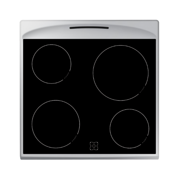 AFC602SS - Free Standing Electric Cooker Double Oven Stainless Steel 60 cm Amica HOB