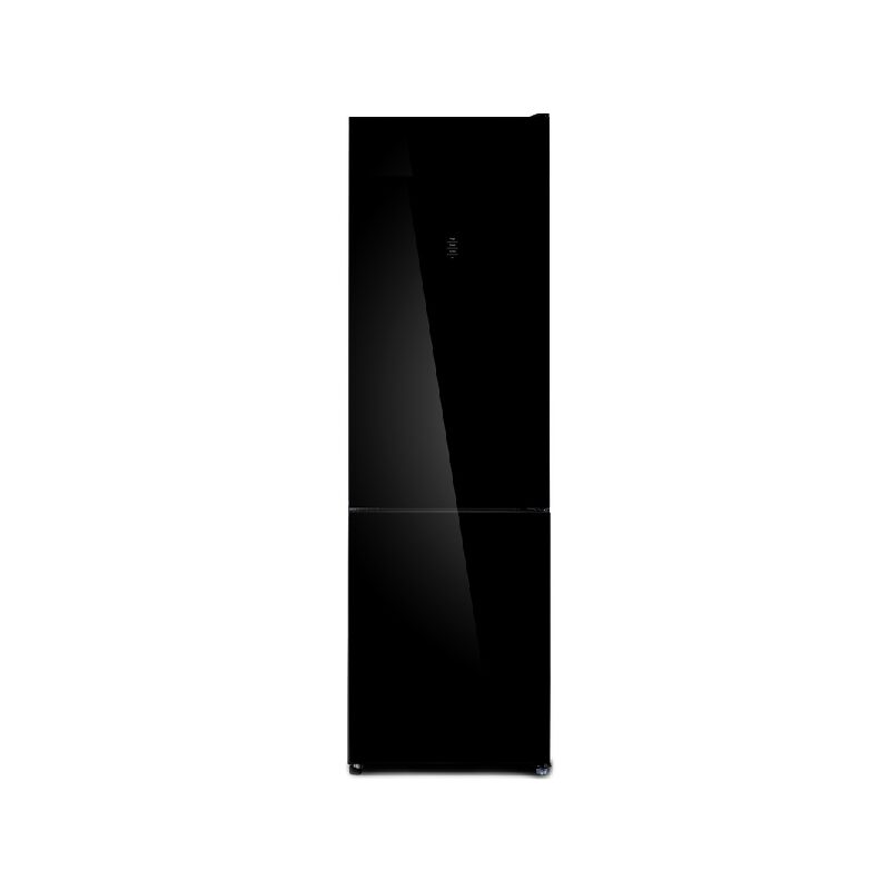 CCGLML201725NFN - Combi Fridge Freezer Black Glass No Frost 200*59.5*63.5 Corberó