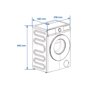 AL8202AIDV - Free Standing Washing Machine White 8kg. 1200rpm Aspes BLUEPRINT