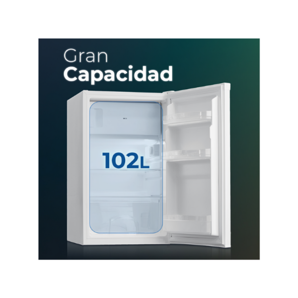 SR85501EC – Under the Counter Fridge White 8450 cm Svan OPEN