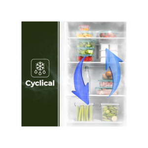 AC185501E - Free Standing Combi Fridge Freezer White 180*55 cm Aspes CYCLE