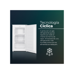 SCV85502E - Under the Counter Freezer White 84,5*48 cm Svan FUNCTION