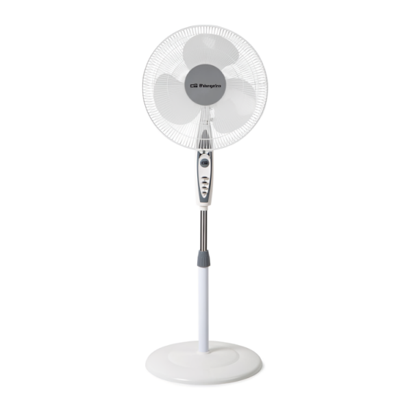SF0147 – Pedestal Fan White 16″ Orbegozo FRONT