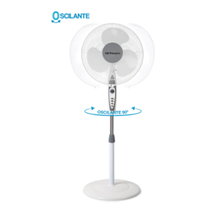 SF0147 – Pedestal Fan White 16″ Orbegozo OSCILATE