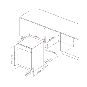 SJI13600E - Fully Integrated Dishwasher 60 cm Aspes BLUEPRINT