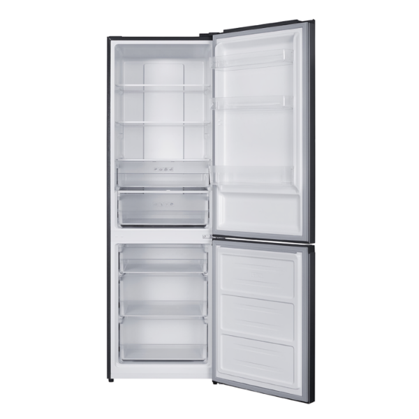 SC185604ENFDX - Combi Fridge Freezer Stainless Steel with Display 186.5*60 cm Svan OPEN