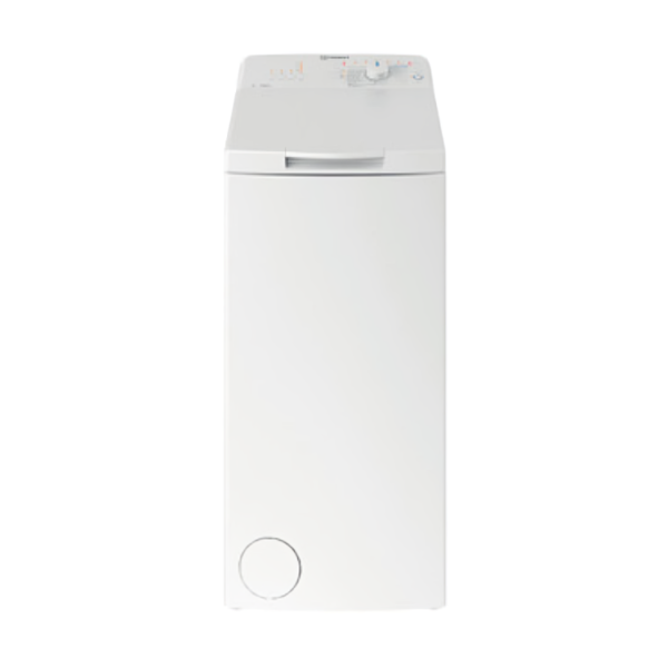 BTWL60400SPN - Free Standing Top Loader Washing Machine White 6kg Indesit FRONT BTWL60400SPN - Free Standing Top Loader Washing Machine White 6kg Indesit FRONT