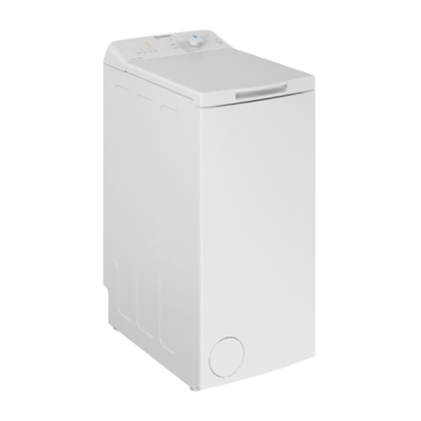 BTWL60400SPN - Free Standing Top Loader Washing Machine White 6kg Indesit SIDE