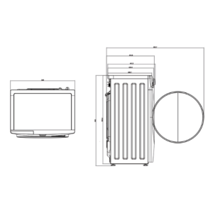 AL7206AIDVB - Free Standing Washing Machine White 7kg. 1200rpm Aspes BLUEPRINT