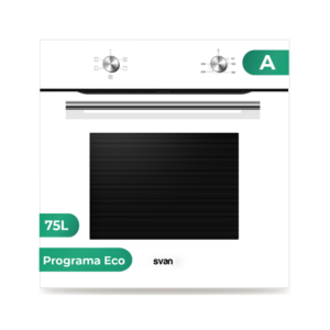 SH4700EB - Conventional Built-in Oven White 4 programs Svan FRONT
