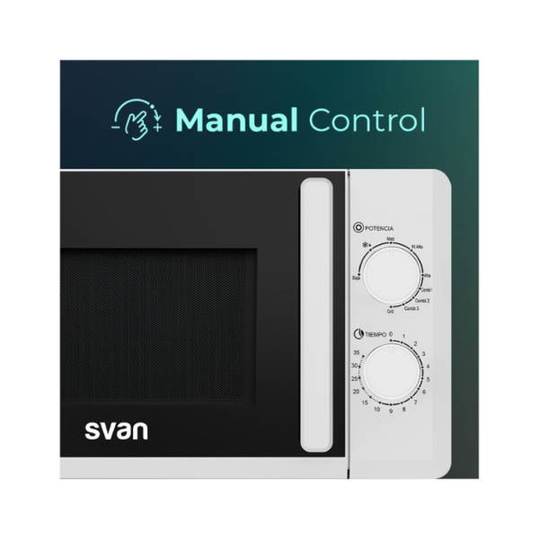 SMW2701 - Free Standing Microwave with Grill White 20 litres Svan DISPLAY